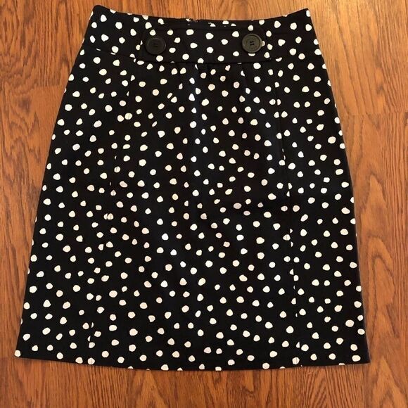 Michael Kors | Black & White Polka Dot Skirt - Picture 1 of 6